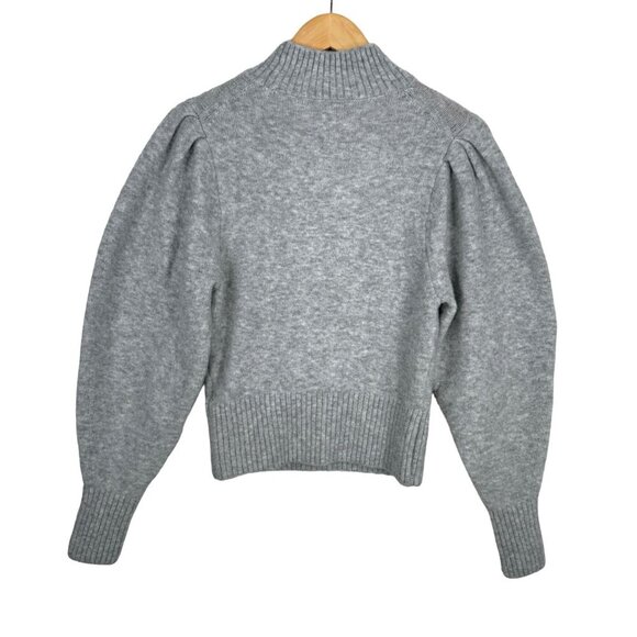 H&M X Pringle of Scotland Knit Mock-Turtleneck Sweater Collaboration Gray Sz XS - Picture 4 of 8